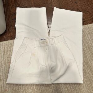 Princess Polly Women's White Trousers